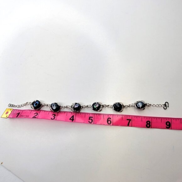 Stunning Black Baroque Pearl Bracelet - Picture 9 of 10